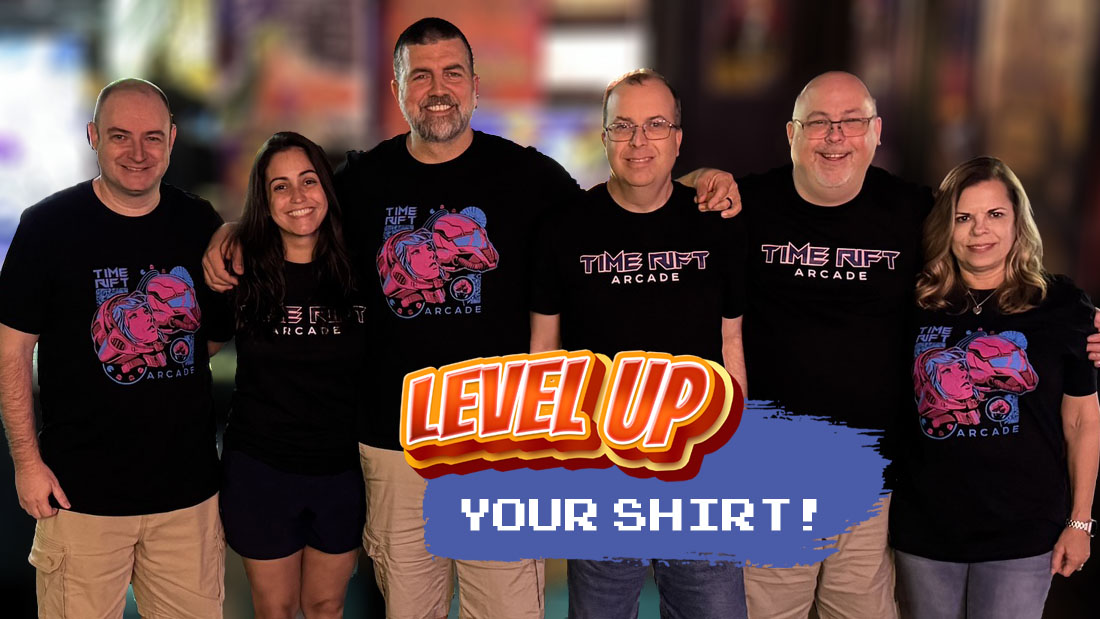 Time Rift Arcade T-Shirts - Level Up Your Shirts!