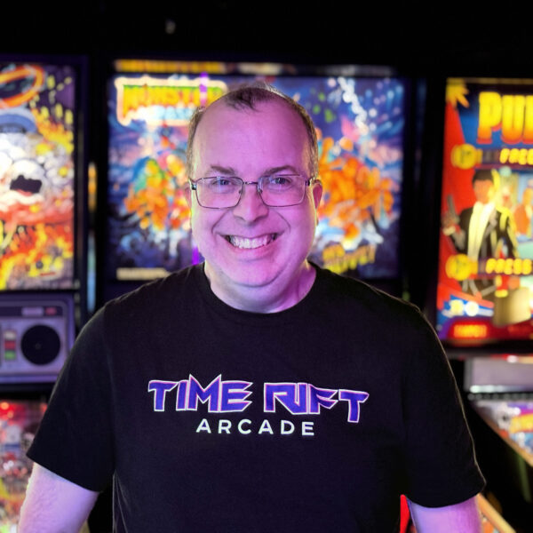 Time Rift Arcade Logo T-Shirt The 8-Bit Guy