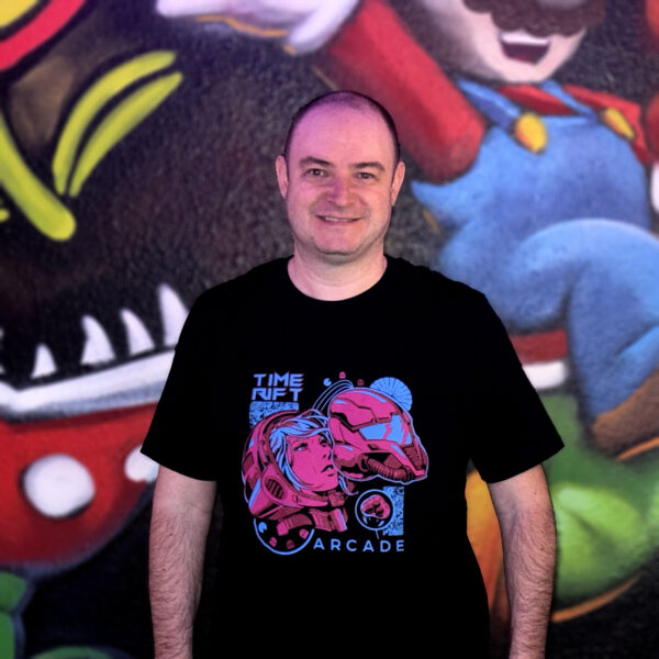 Time Rift Arcade Samus T-Shirt (Metroid)