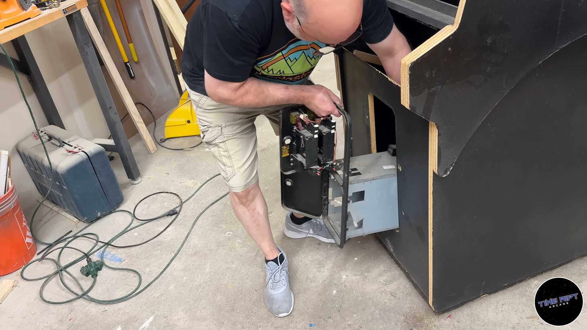 Damaged Coin Door and Box