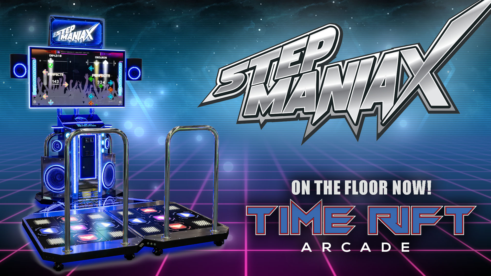 StepManiax at Time Rift Arcade