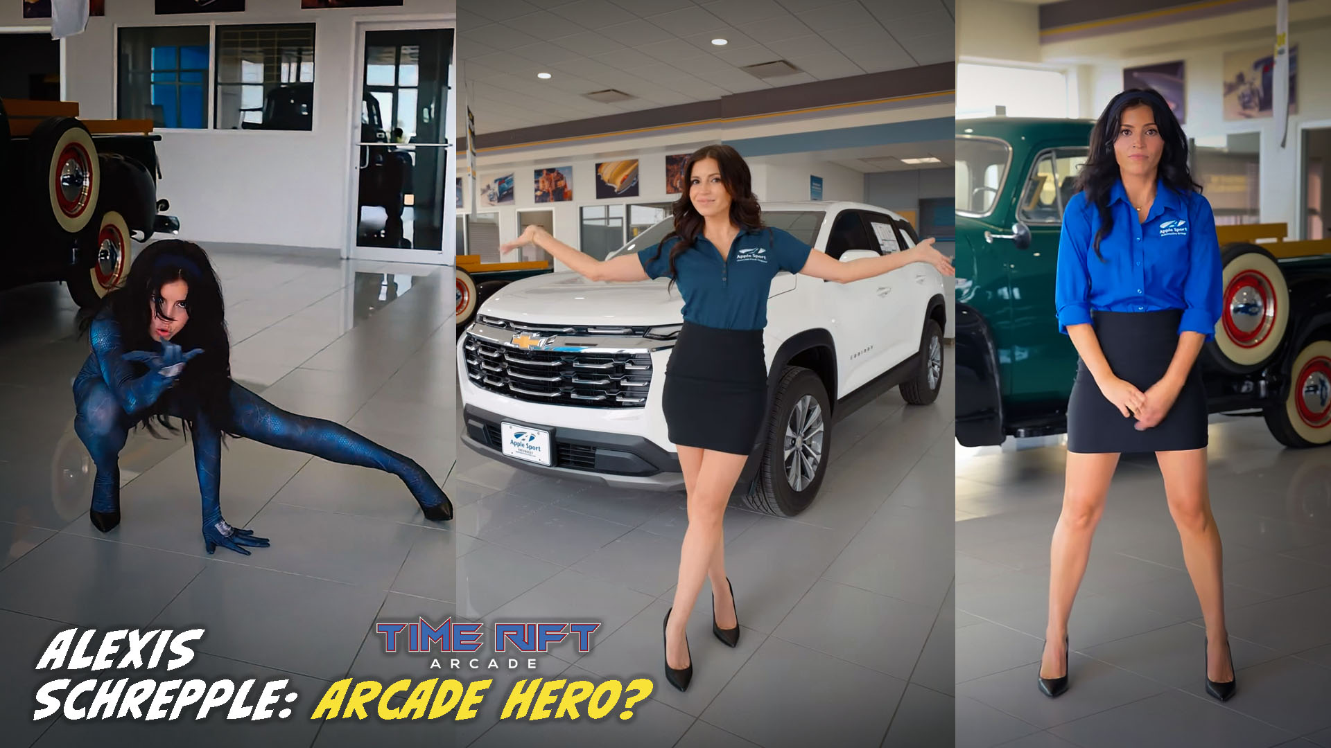 Alexis Schrepple Time Rift Arcade Apple Sport Chevrolet Imports