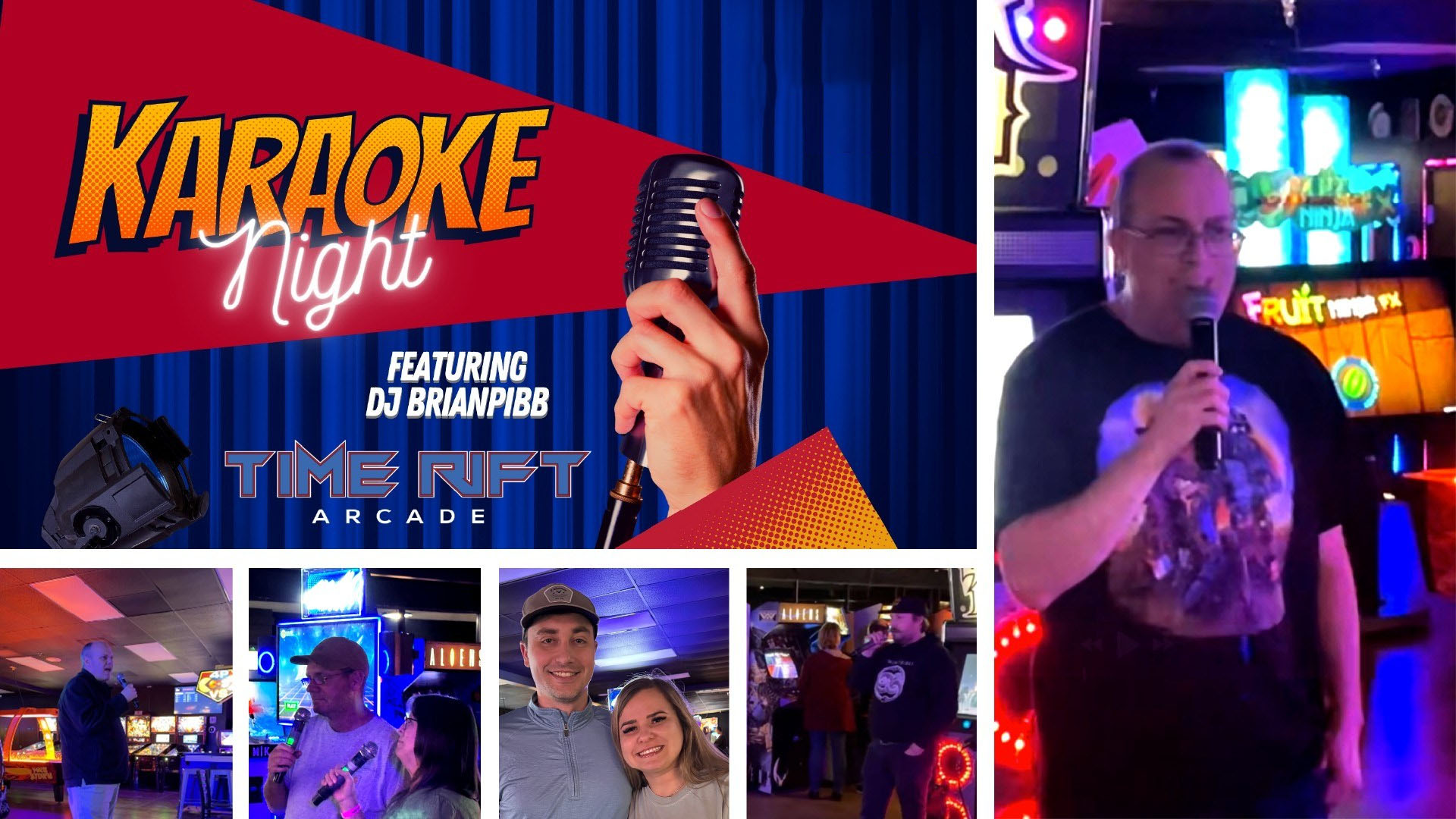 Karaoke Night at Time Rift Arcade