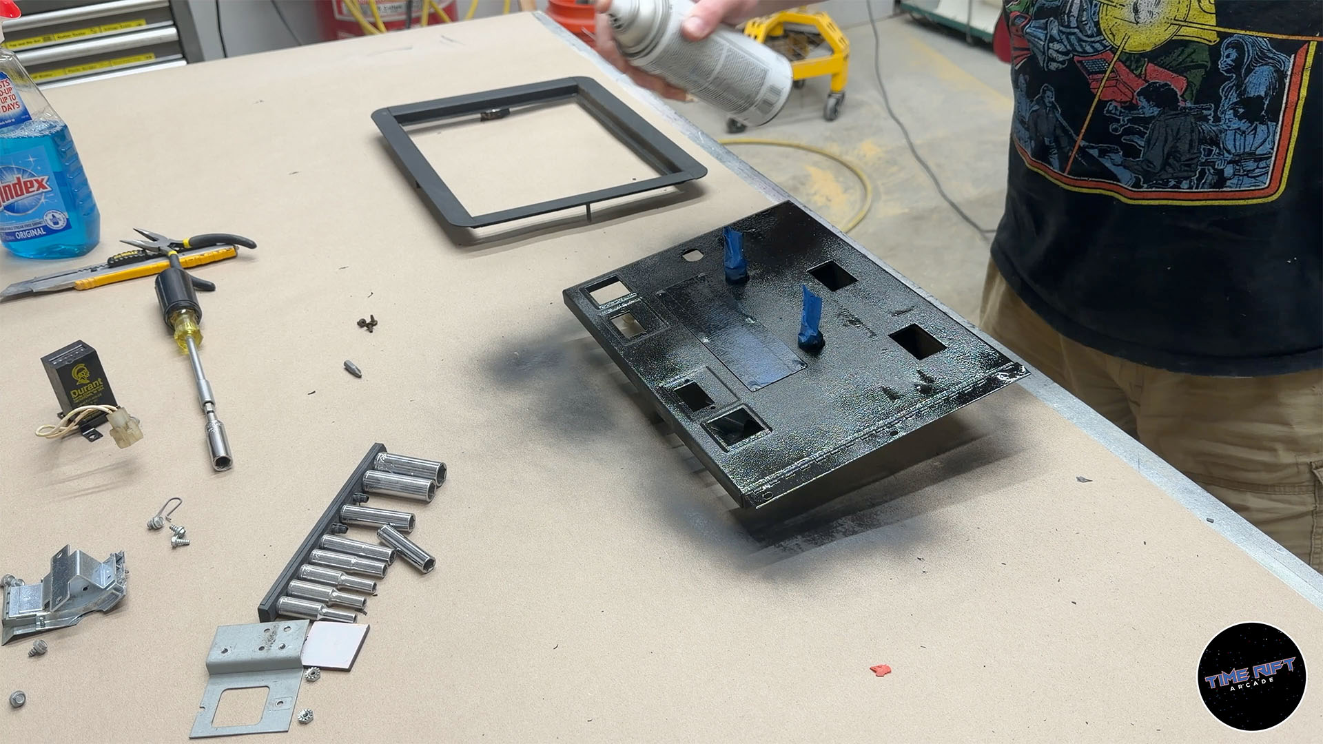 Painting the Coin Door