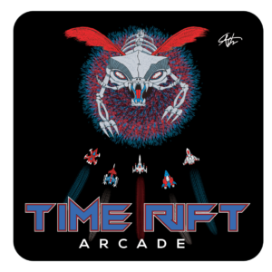 Galagan Time Rift Arcade Sticker