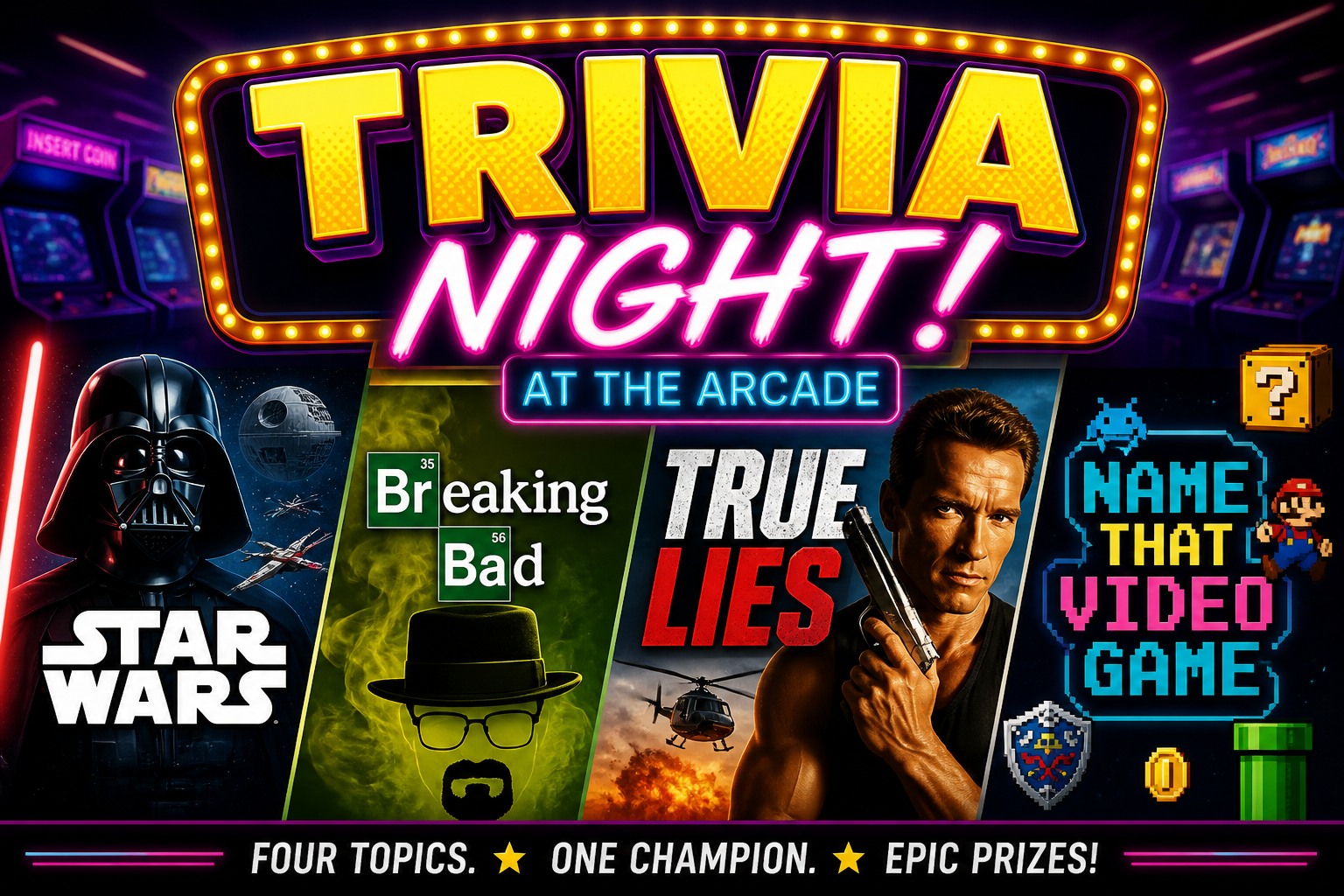 Trivia Night Recap May 6th 2026 at Time Rift Arcade in Bedford Texas