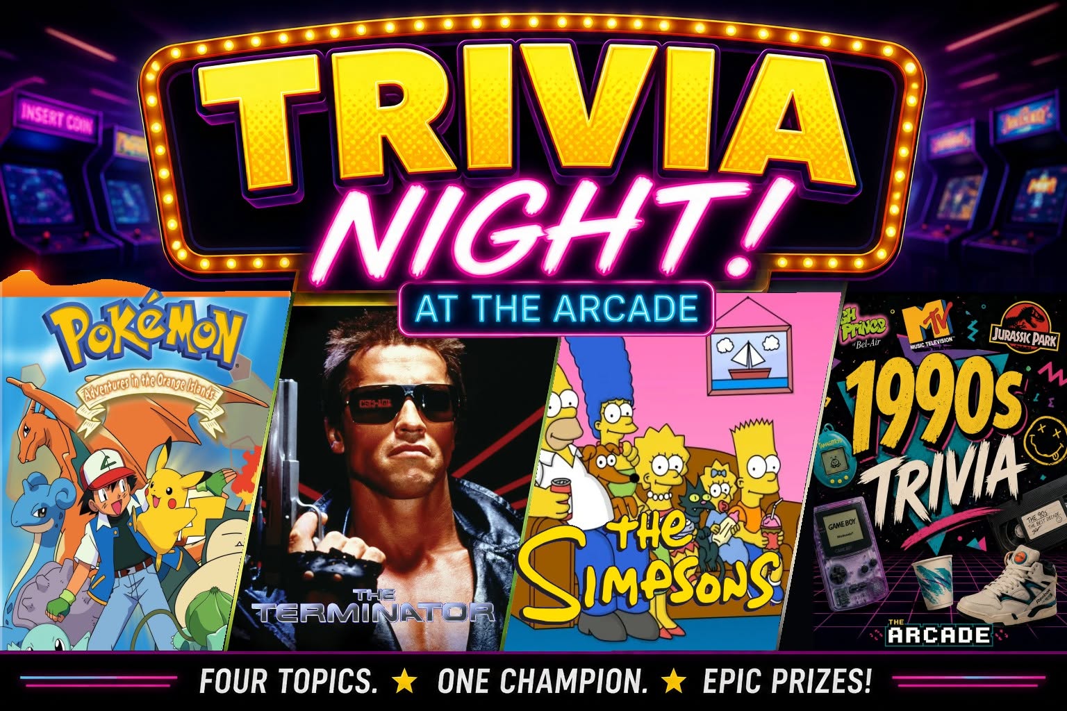 Trivia Night Recap June 24th 2026 at Time Rift Arcade with The 8-Bit Guy
