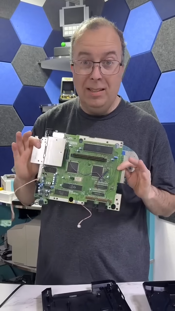 David repairs our sega genesis