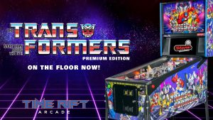 Transformers Stern Premium Pinball at Time Rift Arcade