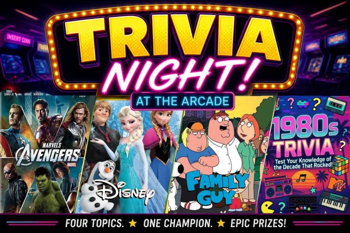 Trvia Night July 15th 2026 Time Rift Arcade
