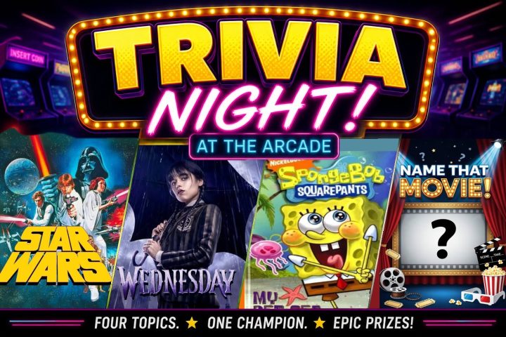 Trvia Night July 8th 2026 Time Rift Arcade