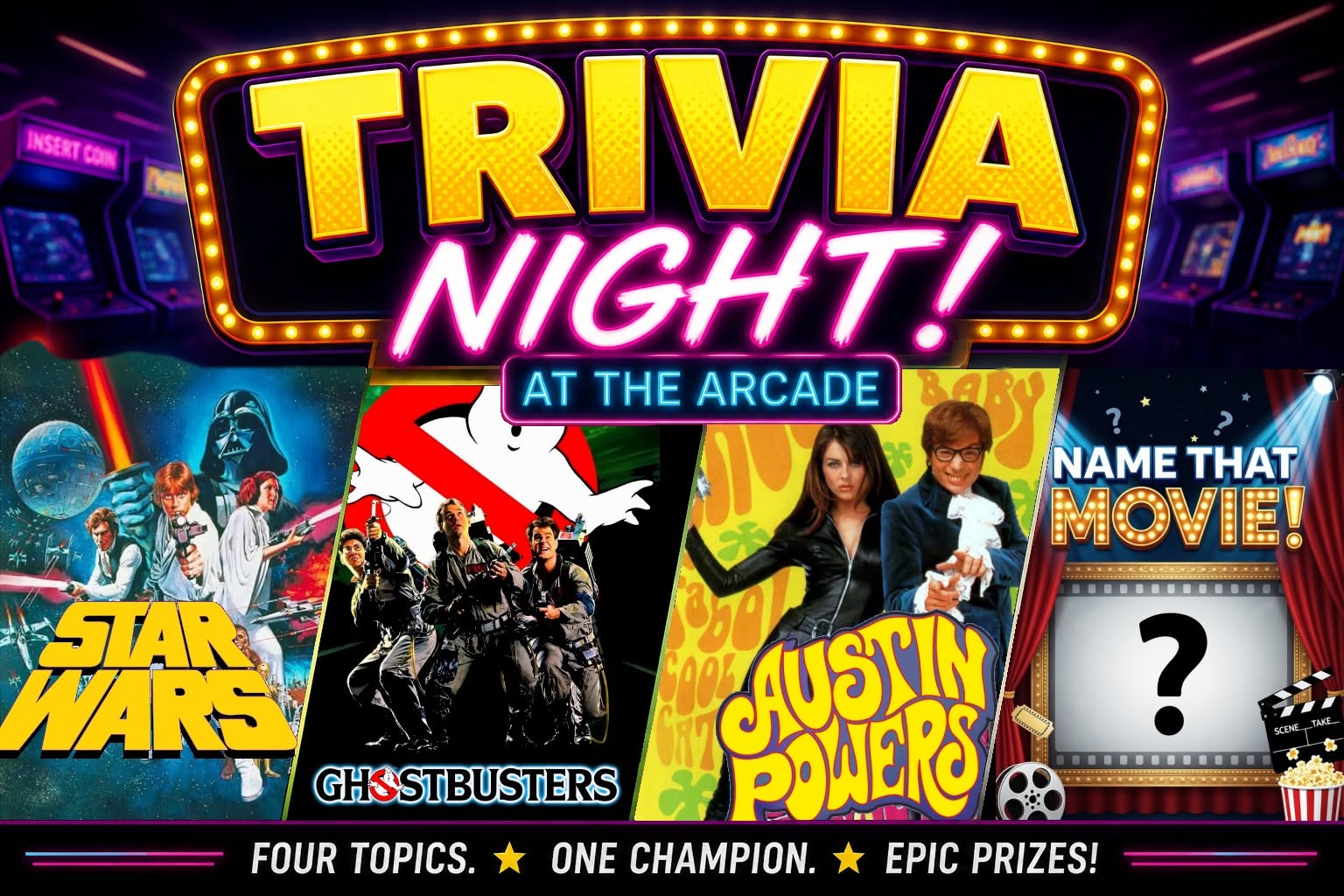 Trivia Night Recap August 26 2026 at Time Rift Arcade